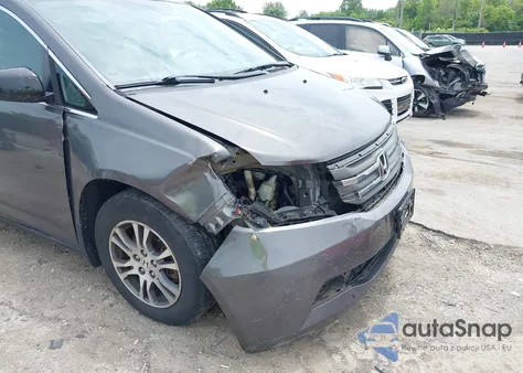 2011 Honda Odyssey Ex-L from USA, damaged, VIN 5FNRL5H6XBB017476